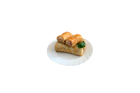 Блинчики с ветчиной