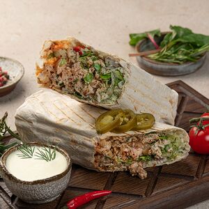 Шаурма куриная с халапеньо