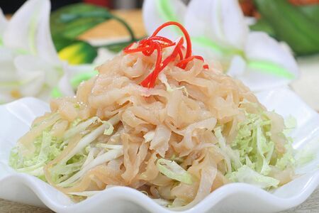 Салат с морской медузой