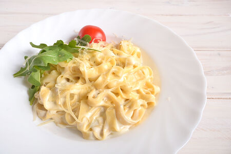 Паста с куриным филе