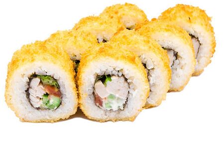 Жареный ролл Хот краб