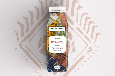 Домашний лимонад Груша-мята