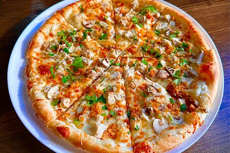 Пицца Грибной жюльен