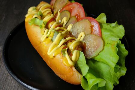 Хот-дог Датский сырный (без колбаски)