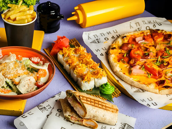 Про пиццу & роллы