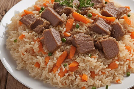 Плов с говядиной