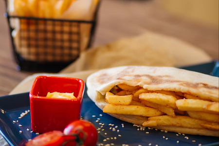 Гиро в булочке с говядиной