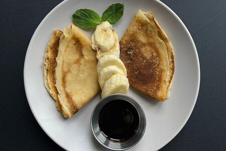 Блинчики с бананом