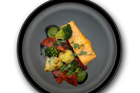 Стейк из лосося