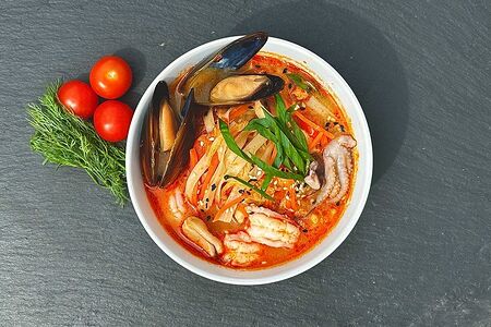 Суп Хемультан с морепродуктами