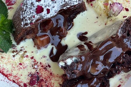 Шоколадный фондан