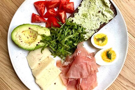 Полезная тарелка с пармой