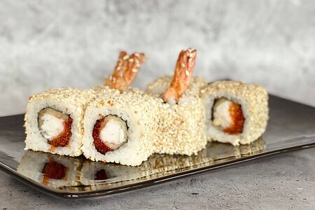 Теплый ролл Темпурная креветка