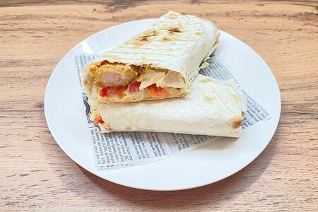 Шаурма с креветками