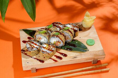 Унаги сяке темпура