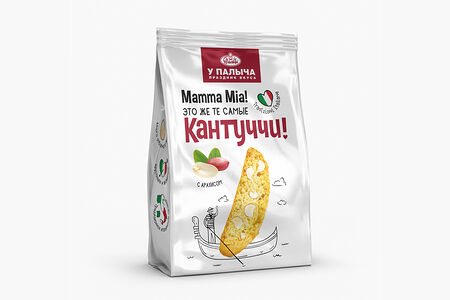 Печенье хрустящее Кантуччи с арахисом