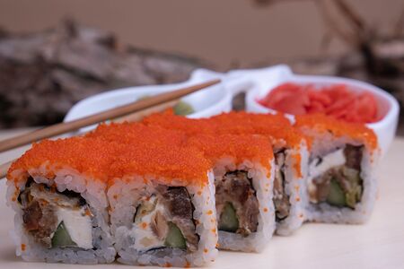 Ролл Терияки лосось