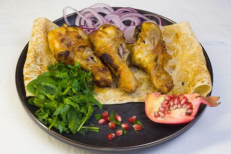 Шашлык из куриной голени