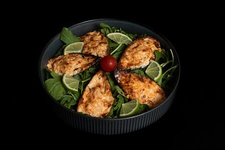 Мидии запеченные