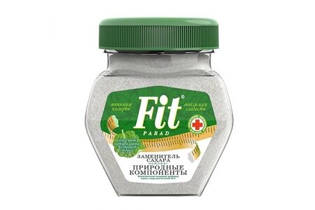 Заменитель сахара на основе эритрита и стевии №7 банка Fit Parad