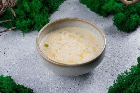 Пшенная каша с грушей и пармезаном