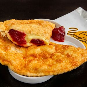 С джемом и сливочным сыром