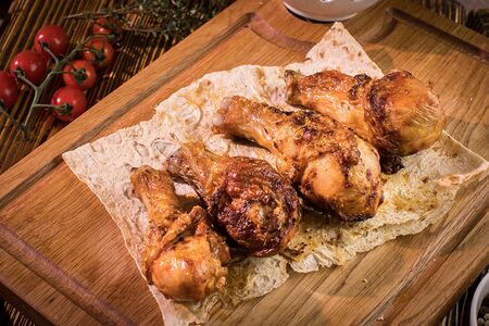 Шашлык из куриной голени