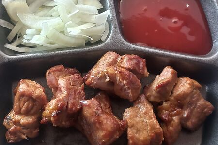 Шашлык из cвинoй шейки