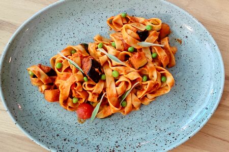 Паста с овощами