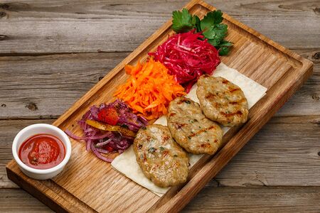 Кефте из курицы Тавук