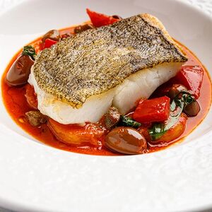 Палтус с брокколи