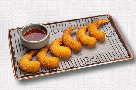 Хрустящие тигровые креветки