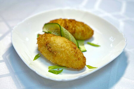 Зразы картофельные с грибами