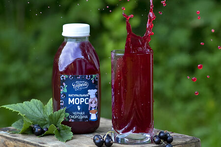 Морс смородиновый собственного производства
