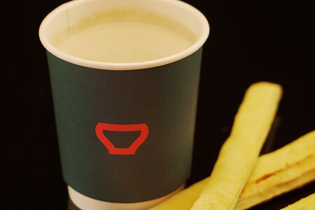 Грибной крем-суп с гриссини