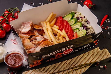 Шаварма бокс с курицей
