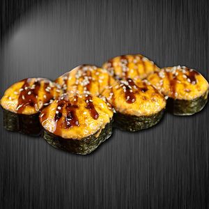 Запечённый краб под спайси-соусом