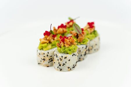 Мехико тартар с угрём и гуакамоле