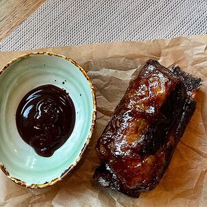 Говяжьи рёбра барбекю