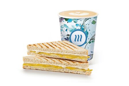 Комбо с тостом Два сыра