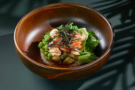 Лосось и краб