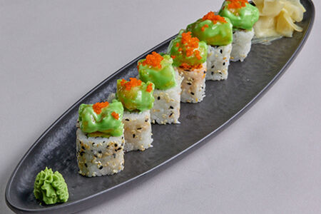 Ролл креветка васаби