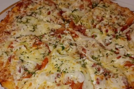 Пицца на тонком тесте Маринара