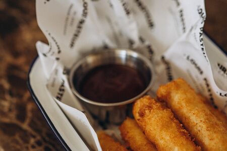 Жареный копченый сыр