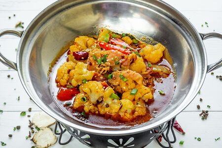 Цветная капуста с беконом