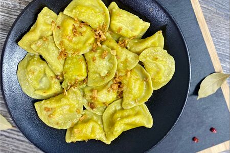 Вареники а-ля Карбонара