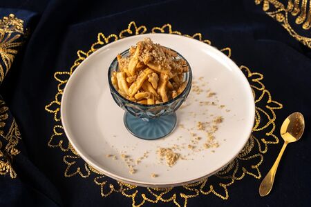 Чак-чак с варёной сгущёнкой