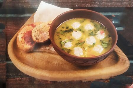 Куриный суп 