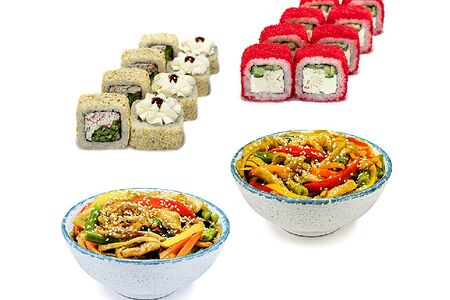 Комбо 2 вока и 2 ролла