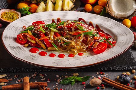 Харусаме с овощами